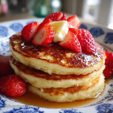Easy Fluffy Pancakes From Scratch in 25 Minutes