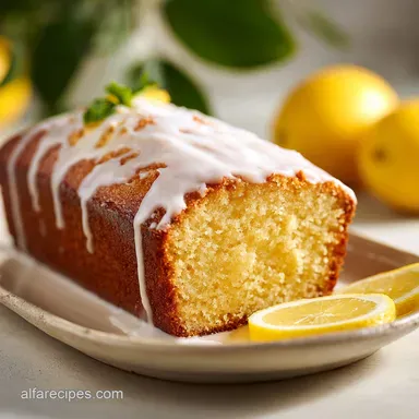 Glazed Lemon Loaf: Tender Citrus Cake Baked in 70 Minutes Recipe Card