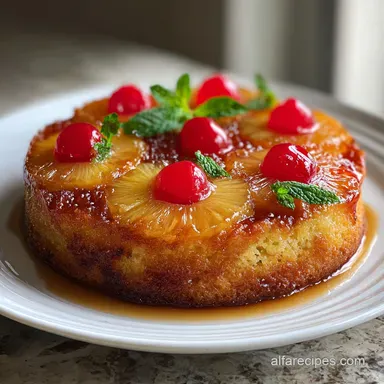 Gluten Free Pineapple Upside Down Cake Ready in 30 Min