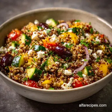 Greek Quinoa Salad Meal Prep for Lunch Prep