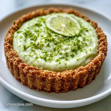 Healthy Key Lime Pie with Greek Yogurt