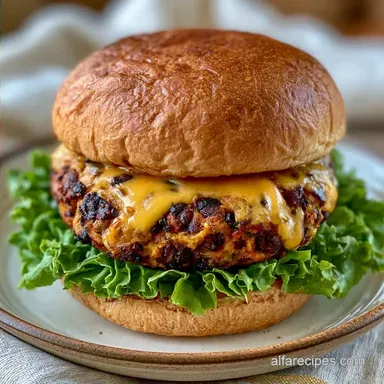 Black Bean Burgers for 4 Servings