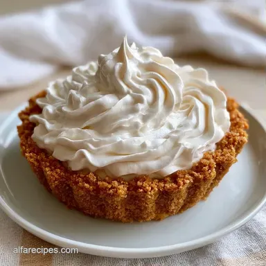 Homemade Whipped Cream Pie: 8 Servings Recipe Card