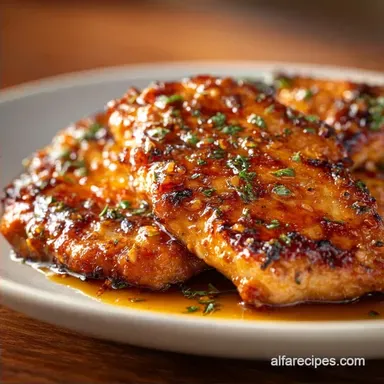Sticky Honey Garlic Chicken Breast