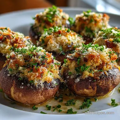Italian Stuffed Mushrooms Recipe: 45 Minutes Total