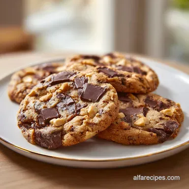 Laura Bush's Cowboy Cookies in 25 Minutes: Golden and Chewy Recipe Card