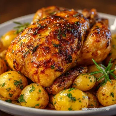 Lean Herb Roasted Chicken for 4 Servings