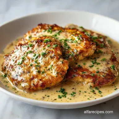 Chicken Skillet: Silky Garlic Parmesan