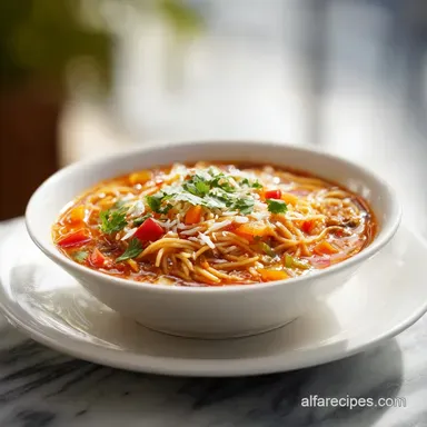 Mexican Noodle Soup Recipe in 25 Minutes