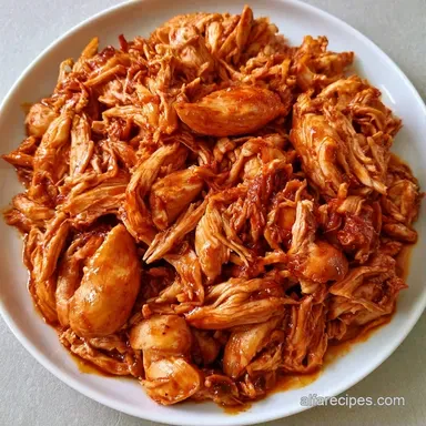 Mexican Shredded Chicken in 30 Minutes Recipe Card