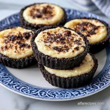 Mini Oreo Cheesecake Bites for 12 Recipe Card