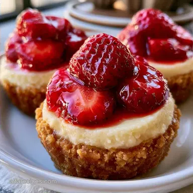 Mini Strawberry Cheesecake Bites for 12