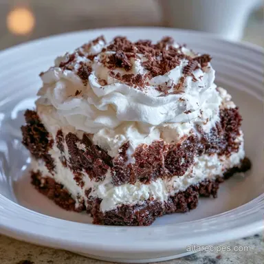 Easy No Bake Dessert Lasagna with Oreos Recipe Card