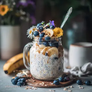 Overnight Oats with Yogurt Overnight Prep Recipe Card