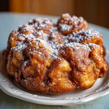 Old Fashioned Apple Fritter Bread for 10 Servings Recipe Card