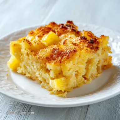 Pineapple Dump Cake Cobbler in 50 Minutes Recipe Card