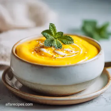 Paleo Mango Pudding with Coconut Milk Recipe Recipe Card