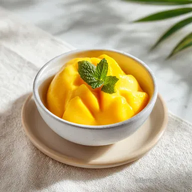 Paleo Mango Pudding with Coconut Milk Recipe