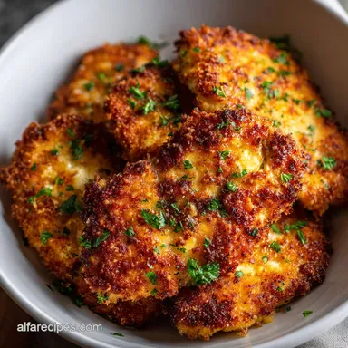 Parmesan Crusted Chicken in 35 Minutes Recipe Card