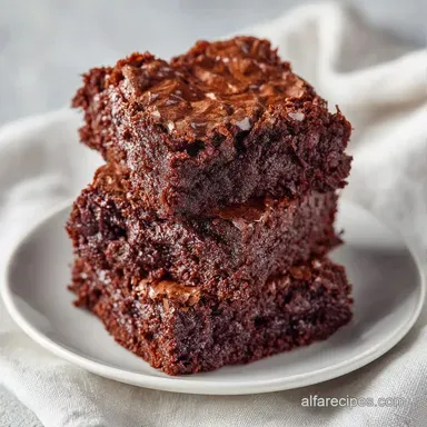 Party Dessert Table Brownies: Baked Recipe Card