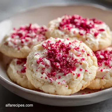 Peppermint Meltaway Cookies with Sweetened Condensed Milk Recipe Card