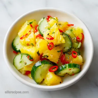 Pineapple Cucumber Salad in 10 Minutes