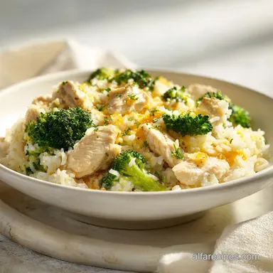 Pressure Cooker Chicken Broccoli in 25 Minutes Recipe Card