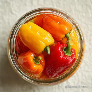 Pickled Bell Peppers in 15 Minutes Recipe Card