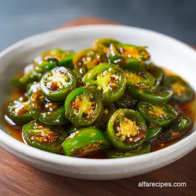 Pickled Jalape&ntilde;os Recipe: 15-Minute Prep Recipe Card