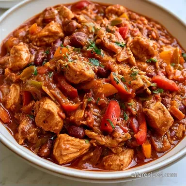 Red Chicken Chili for 8 Servings