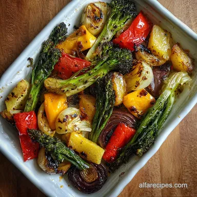 Roasted Sheet Pan Vegetables with Garlic: Oven-Only Method