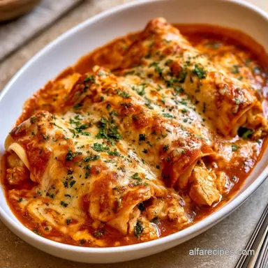 Rotisserie Chicken Enchiladas in 35 Min Recipe Card