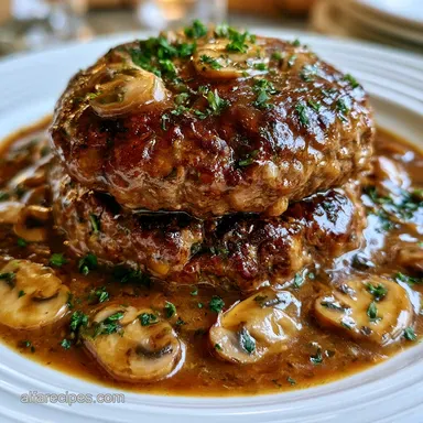 Salisbury Steak in 30 Minutes