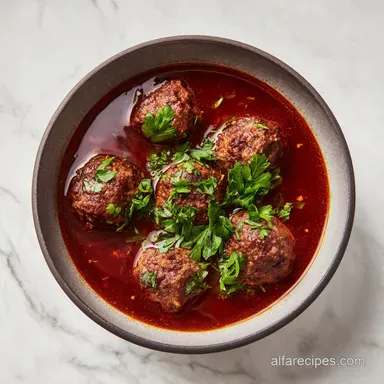 Meatball Soup for 6 Servings