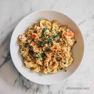 Tuna Noodle Casserole with Scratch-Made Sauce in 40 Minutes
