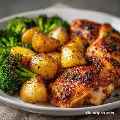 Easy Sheet Pan Chicken & Potatoes