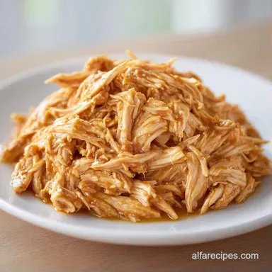 Shredded Chicken Breast in 20 Minutes Recipe Card