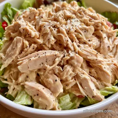 Shredded Chicken Salad in 15 Minutes