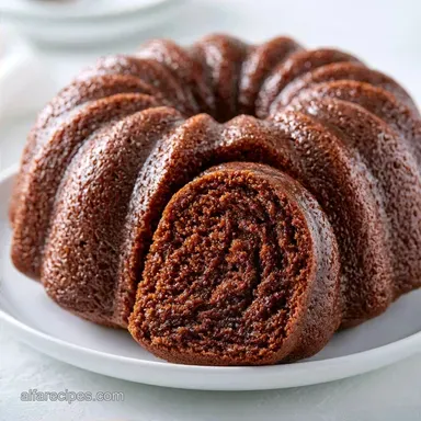 Simple Chocolate Bundt Cake for 12