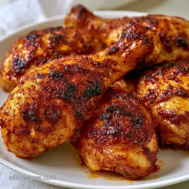 Simple Roasted Chicken Legs: Crispy Recipe Card