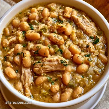 Slow Cooker Chicken Chili for 8 Servings