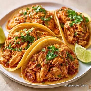 Slow Cooker Chicken Tacos for 6