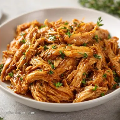Slow Cooker Shredded Chicken Meal Prep