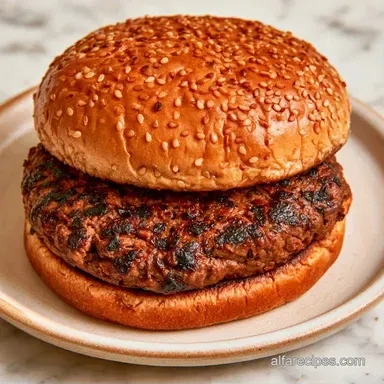 Black Bean Burger in 30 Minutes Recipe Card
