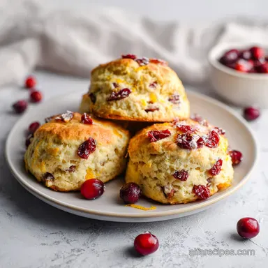Starbucks Cranberry Orange Scones Copycat Recipe in 33 Minutes Recipe Card