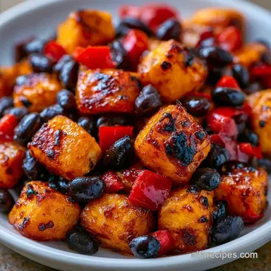 Black Bean Skillet with Sweet Potato