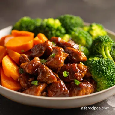 Teriyaki Chicken Stir Fry in 25 Minutes Recipe Card