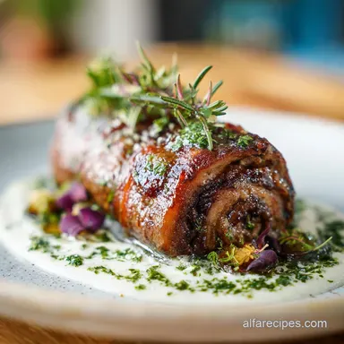 Beef Braciole Recipe for 6 Servings