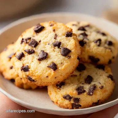 Whipped Chocolate Chip Shortbread: Buttery Snap in 35 Minutes Recipe Card