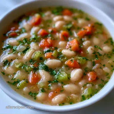 White Cannellini Beans Soup in 30 Minutes Recipe Card